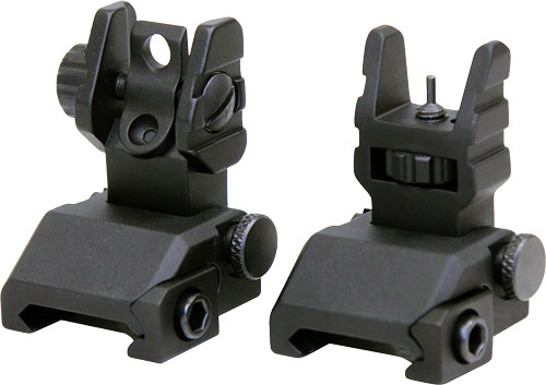 Guntec USA Raps AR-15 Folding Back Up Sight Aluminum