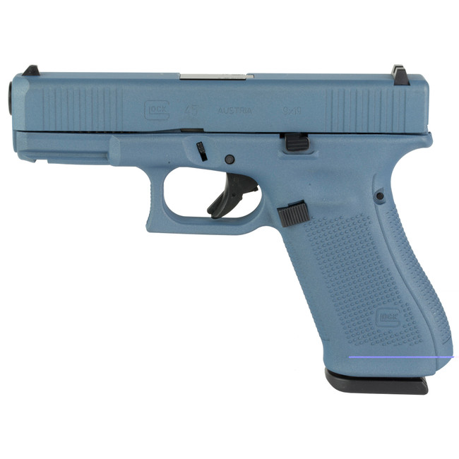 Glock 45 Gen 5, 9mm, 4.02in. Barrel, 17rd - Blue (NPN: PA455S204-BT)