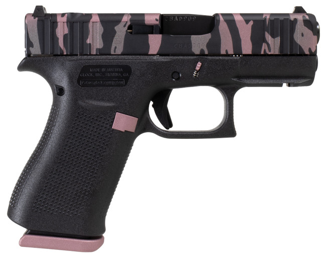 Glock 43X Mos 9mm Luger 3.4in Barrel 10rd Pink Champagne