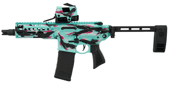 Sig Sauer MCX Rattler 300 AAC Blackout 6 Inch 30 Rounds Miami Tiger Stripe Limited Edition