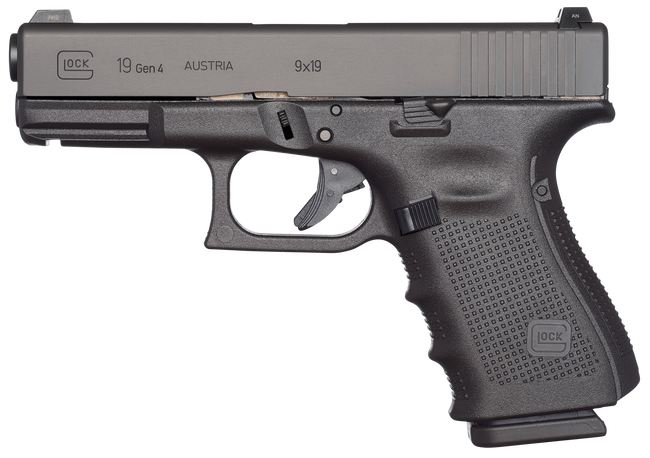 Glock G19 Gen 4 9mm Luger 4.02 in Barrel 15 Rounds Matte Finish