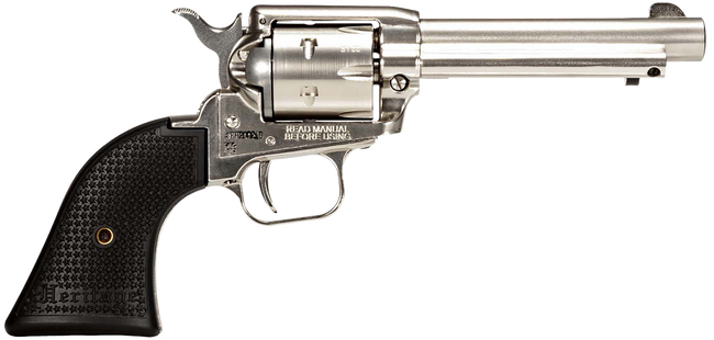 Heritage Rough Rider Revolver 22 LR. 6.5 in. Nickel Star Grip 6 Shot