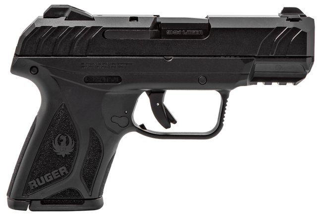 Ruger Security-9 Compact, 9mm, 3.42in. Barrel, 10rd, Manual Safety - Black (NPN: 3818)