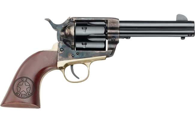 Pietta 1873 GWII US Marshal Revolver 45 LC 4.75 in. Walnut Grip w/ 45 ACP Cylinder