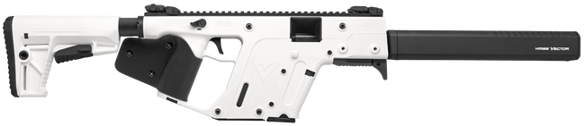 Kriss Vector CRB G2 9mm Luger 16in 10rd Alpine White receiver Fixed Stock California Paddle Grip