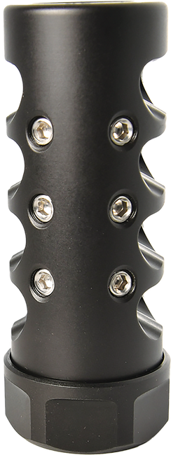 American Precision Arms G4L5865N Bastard Nitride Muzzle Brake 6.5mm 5/8-24
