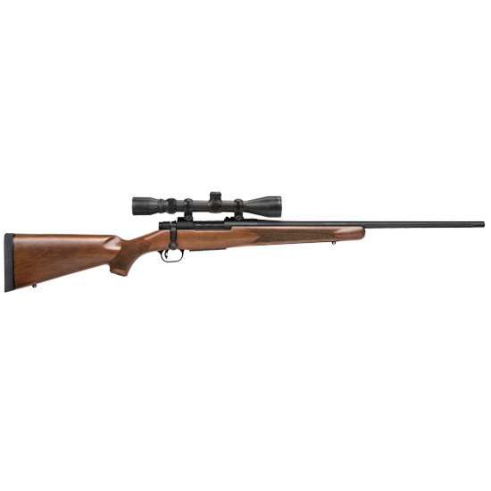 Mossberg Patriot Walnut 22-250 Remington 22 Inch Matte Blue