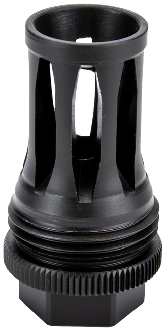 Kgm Suppressors A-QD-FH-S-2 Quick Detach Flash Hider Black Nitride Steel 5/8"x24 Threads