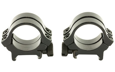Weaver Quad Lock Detachable Rings 1 Inch Medium Aluminum Scope Mount - 49074 - 076683490742