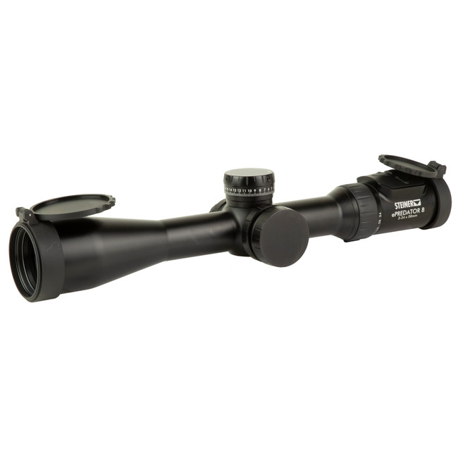 Steiner ePredator 8 3-24x50 Illuminated 4A-I 34mm Tube Scope 50mm Objective - 3103 - 840229106837
