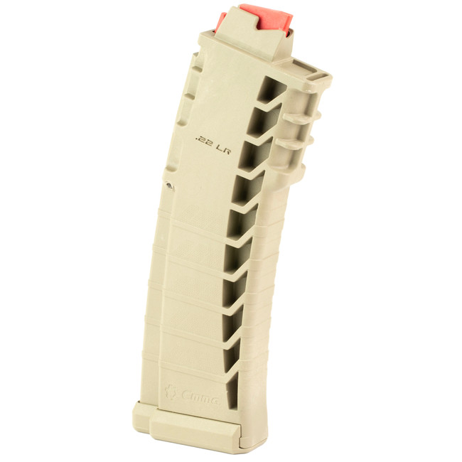 CMMG Mk4 AR15 Rifle Magazine FDE 22 LR 10 Round Capacity - 22AFC77-FDE - 840442507565