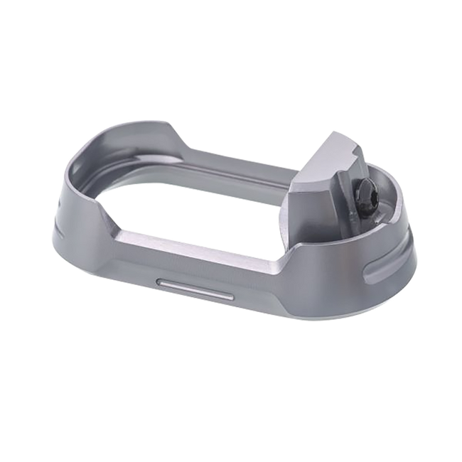 Tyrant CNC Glock 17 Gen4 Grey Aluminum Magwell