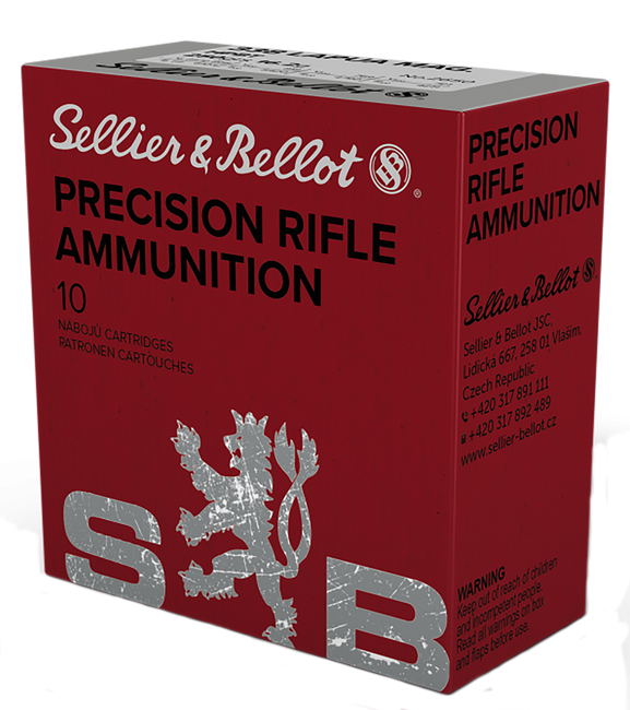 Sellier & Bellot SB338LMA 338 Lapua Magnum Hollow Point Boat Tail 250 Grain 10 Rounds