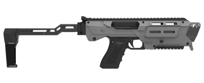 Meta Tactical Llc MX1-PS-GY MX-1 Conversion Kit Fits Glock 3/4/5 Gray Aluminum Stock