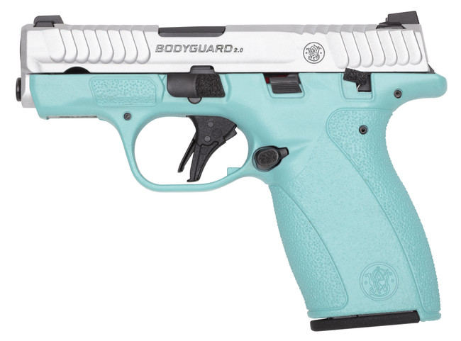 Smith & Wesson Bodyguard 2.0 380 ACP 2.75 in 12 Robin Egg Blue Satin