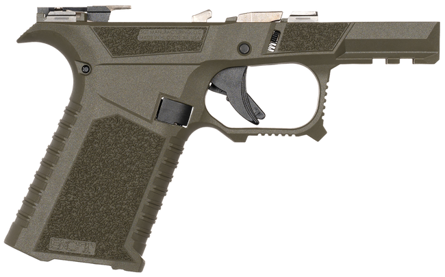 SCT Manufacturing Sub Compact Frame Glock 43X 48 OD Green Polymer Texture Grip