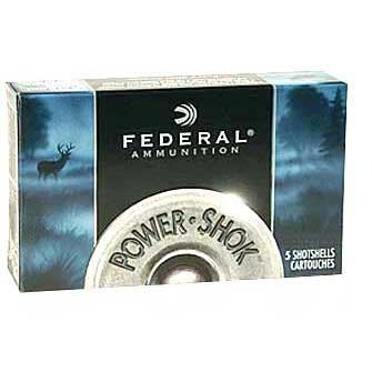 Federal Power-Shok 12 Gauge 00 Buck 15 Pellets 3 Inch 5 Rounds