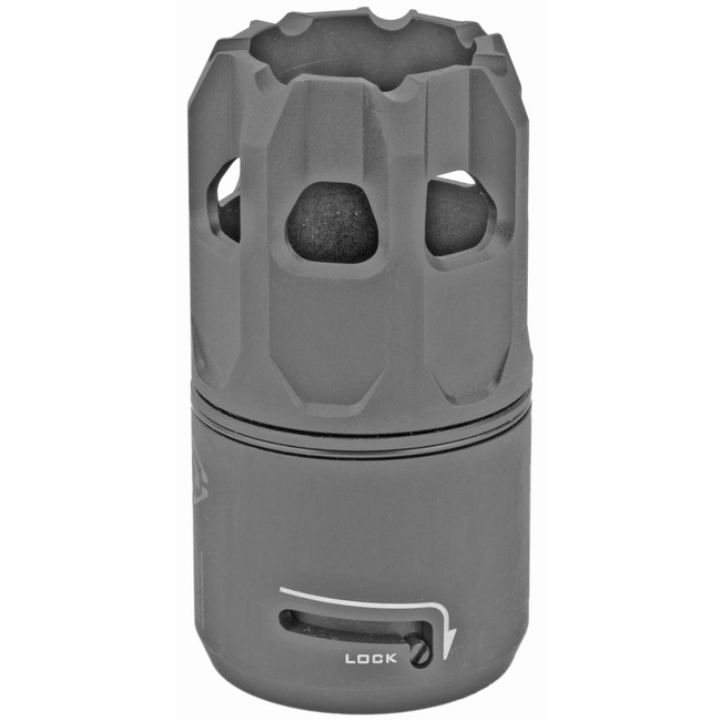 Strike Industries Oppressor Blast Shield Carbon Steel Nitride Compatible Muzzle Devices - OPPRESSOR - 708747545753