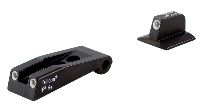 Trijicon 600590 Bright & Tough Night Sights  Green/Tritium White Outline Front Sight-Green/Tritium White Outline Rear Sight Ruger SR9/SR9C/SR40