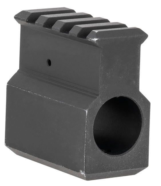 LBE Unlimited ARRGBUH Railed Gas Block Upper Receiver Height AR Platform Black Anodized Aluminum