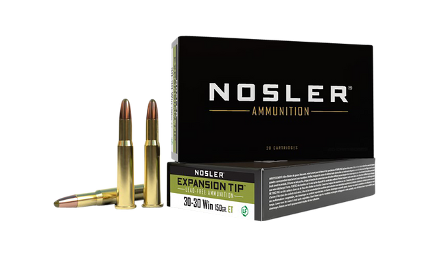 Nosler, Expansion Tip, 30-30 Winchester, Soft Point, 150 Grain, 20 Rounds
