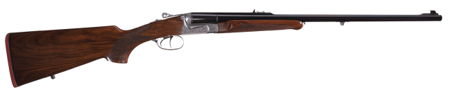 Sabatti SBCLB5E470EDL Big Five Classic EDL 470 Nitro Express Caliber with 2rd Capacity, 24" Blued Barrel, Silver Engraved Metal Finish & Oiled Walnut Stock (Full Size)