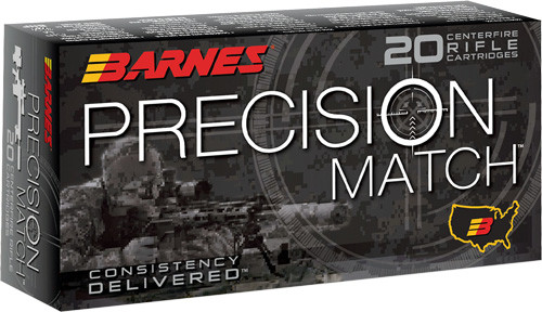Barnes Bullets Precision Match 300 AAC Jacketed Hollow Point 220 Grain 20 Rounds