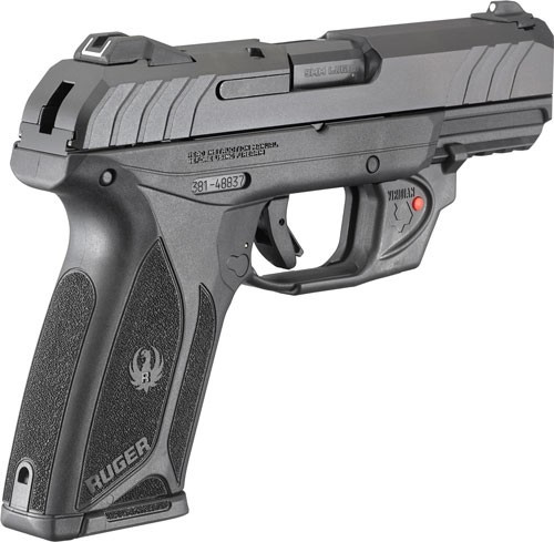 Ruger Security-9 9mm, 4in. Barrel, 15rd, W/ Viridian Red Laser - Black (3816)