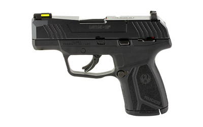 Ruger 3518 Max-9 *CA Compliant Compact Frame 9mm Luger 10+1 3.20" Black Oxide Stainless Steel Barrel, Black Oxide Serrated Steel Slide, Black Polymer Frame, Black Nylon Grip - 3518 - 736676035182