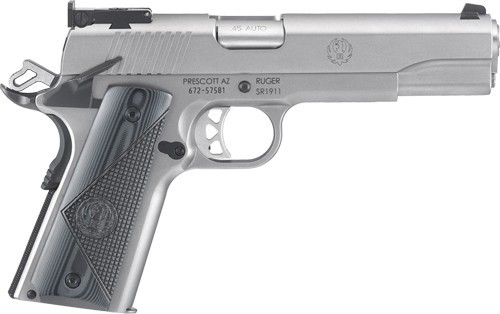 Ruger SR1911 45 ACP 5 Inch Barrel 8 Rounds Stainless