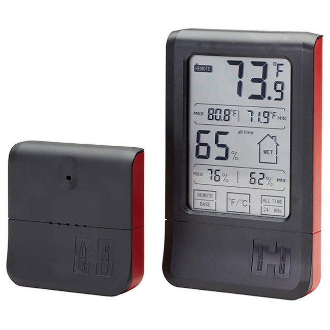 Hornady 95907 Wireless Hygrometer  Touchscreen Black
