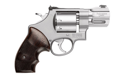 Smith & Wesson 170133 Performance Center Model 627 38 S&W Spl +P, 357 Mag 8rd 2.63" Stainless Steel Barrel & Cylinder Matte Silver Stainless Steel Frame with Wood Grip - 170133 - 022188701333