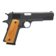 Taylors & Company 230006 1911 Traditional 45 ACP Caliber with 5" Barrel, 7+1 Capacity, Overall Black Parkerized Finish Steel, Beavertail Frame, Serrated Slide & Checkered Walnut Grip