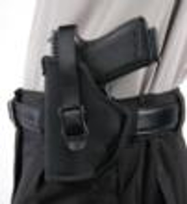 Blackhawk 73NH08BKL Hip  OWB Size 08 Black Cordura Nylon Belt Slide Fits Med/Large Semi Autos Fits 3.25-3.75" Barrel