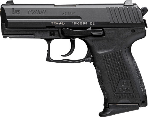 HK P2000 V3, 40 S&W, 3.6in. Barrel, 12rd, DAO - Black (81000049)