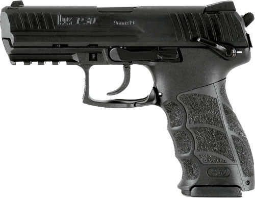 HK P30 S V3, 9mm Luger, 3.85in. Barrel, 10rd, MA Compliant - Black (81000113)