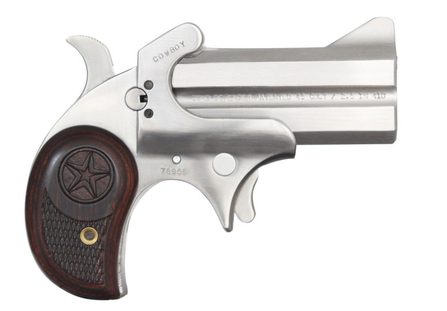 Bond Arms Cowboy Defender 45 Colt, 3in. Barrel, 2rd - Stainless (BACD) - BACD - 855959001178