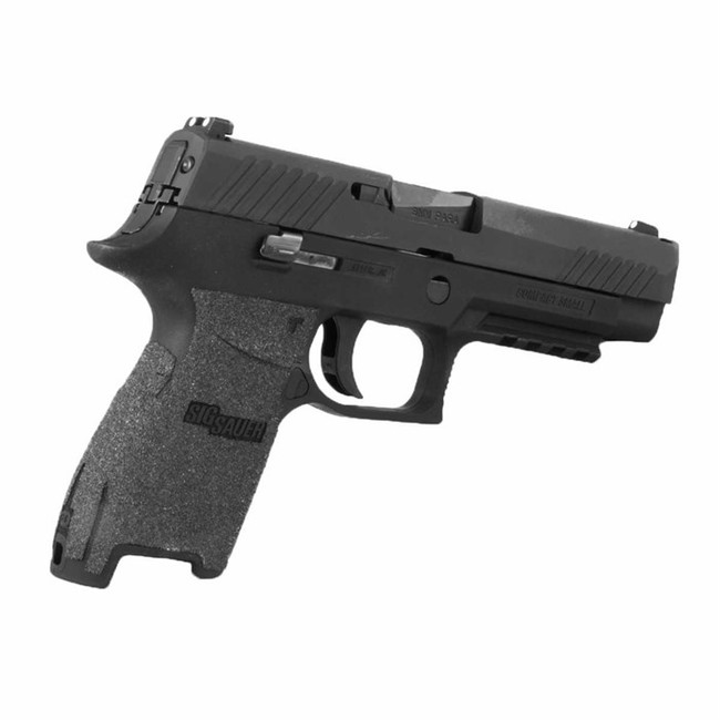 Talon Grips 001R Adhesive Grip  Textured Black Rubber for Sig Compact P320, P250, M17, M18 with Medium Grip Module