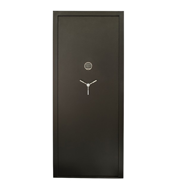 SnapSafe 75416 Vault Door  In-Swing Black 12 Gauge Steel 32.80"W x 81"H Access Code/Key Entry