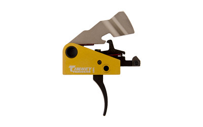 Timney Triggers 691S Featherweight Single-Stage Curved Trigger Gold Finish FN SCAR17 - 691S - 081950691234