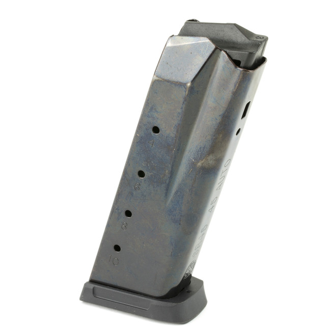 Ruger Sr45 45 Acp Blued Steel Magazine Fits Sr45 Pattern Pistols - 90412 - 736676904129