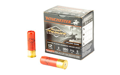 Winchester Super Pheasant Diamond Grade Load 12 Gauge 5 Shot 1-5/8 Ounce 25 Rounds - SPDG1235 - 020892027145