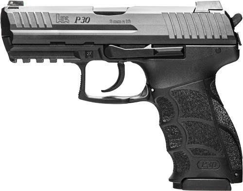 HK P30 V3, 9mm Luger, 3.85in. Barrel, 10rd, Decocker - Black (81000109)