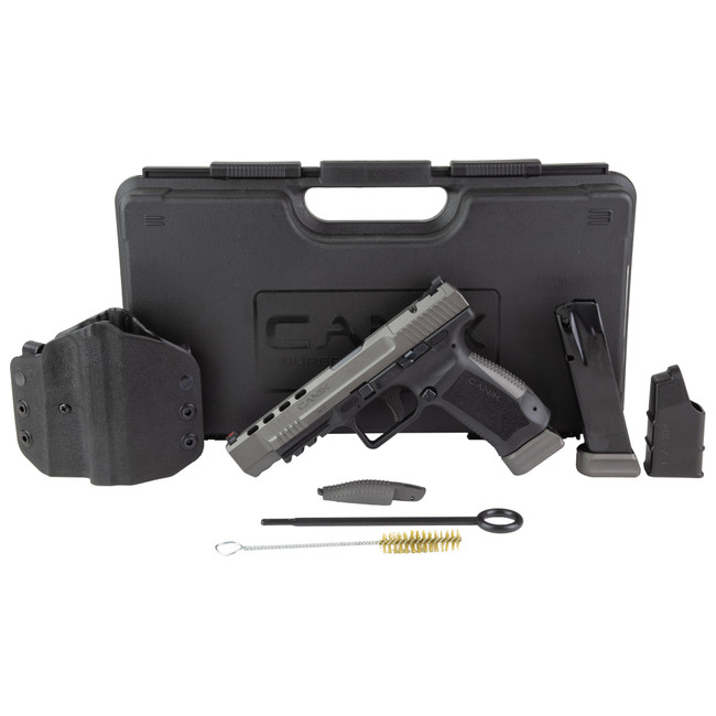 Canik TP9SFX 9mm Pistol 5.2" Barrel - Tungsten Grey | 20rd - HG3774GN - 787450382329