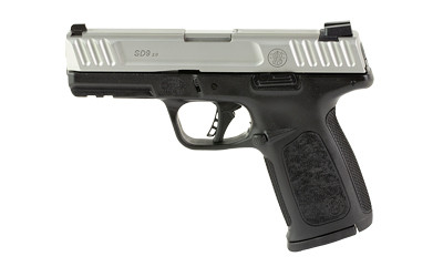 Smith & Wesson 13935 SD9 2.0  Compact Frame 9mm Luger 10+1, 4" Stainless Steel Barrel, Satin Stainless Steel Serrated Slide, Black Polymer Frame w/Picatinny Rail, Black Textured Polymer Grip - 13935 - 022188896817