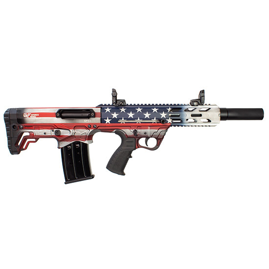 Gforce Arms GFY-1 Bullpup, 12GA, 18.5in. Barrel, 5rd, Incl. Flip Up Sights - US Flag (GFY1USA)