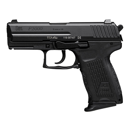 Heckler & Koch P2000 V2 LEM, 40 S&W, 3.6in. Barrel, 12rd - Black (81000046)