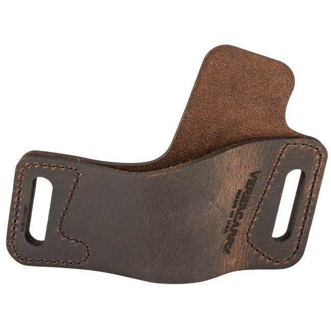 Versacarry WBOWB21 Protector S1 OWB Distressed Brown Leather Belt Slide Fits Beretta 92FS Right Hand