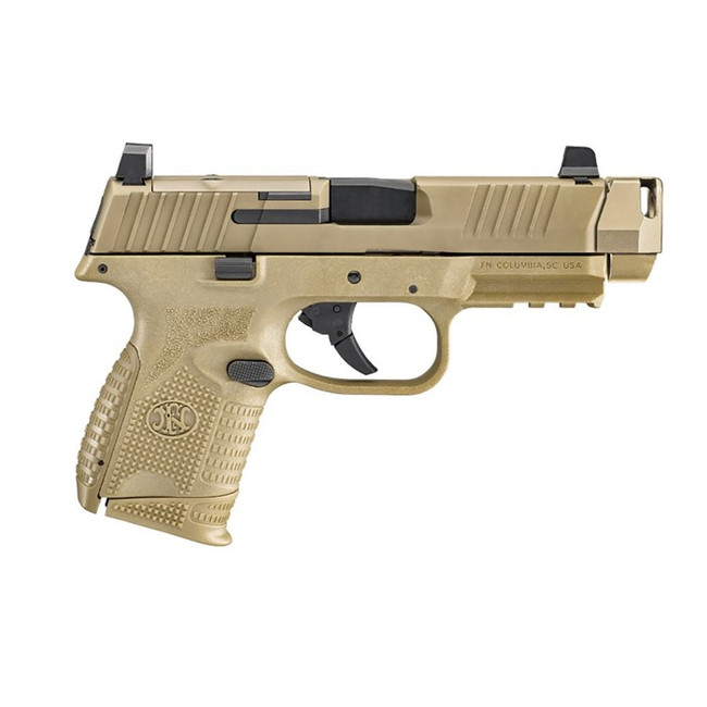 FN 509C Compact 9mm Luger 4.2 in 15/12 Rounds Flat Dark Earth PVD