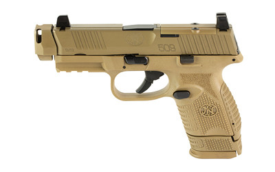 FN 66101794 509C MRD  Compact W/Compensator Frame 9mm Luger 4.20" 15+1 12+1 Black Flat Dark Earth PVD Flat Dark Earth - 66101794 - 845737017842